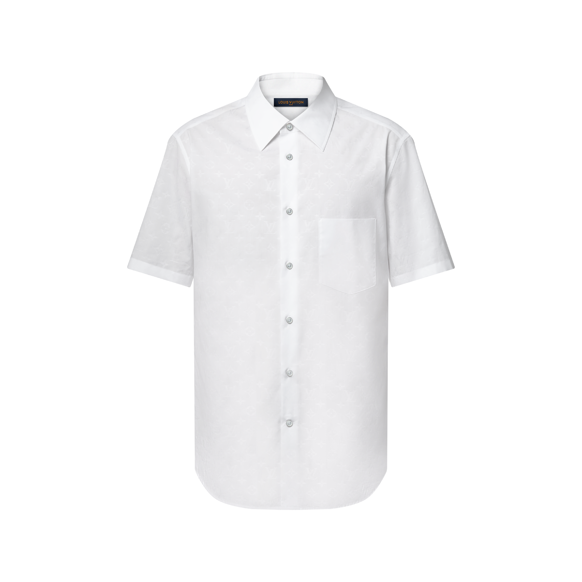 LOUIS VUITTON ヴィトン モノグラムプリント ホワイトシャツ S White Shirts Ready-to-Wear | LOUIS VUITTON
